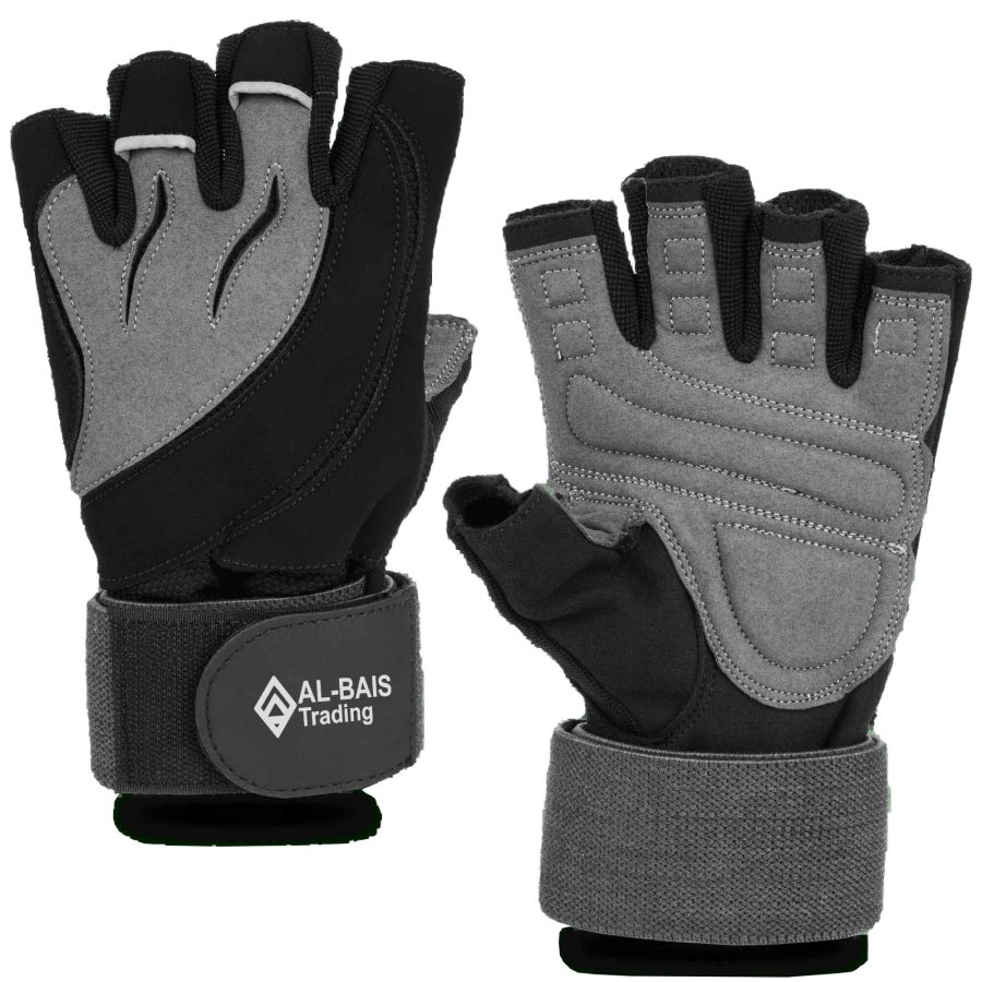 black gym gloves