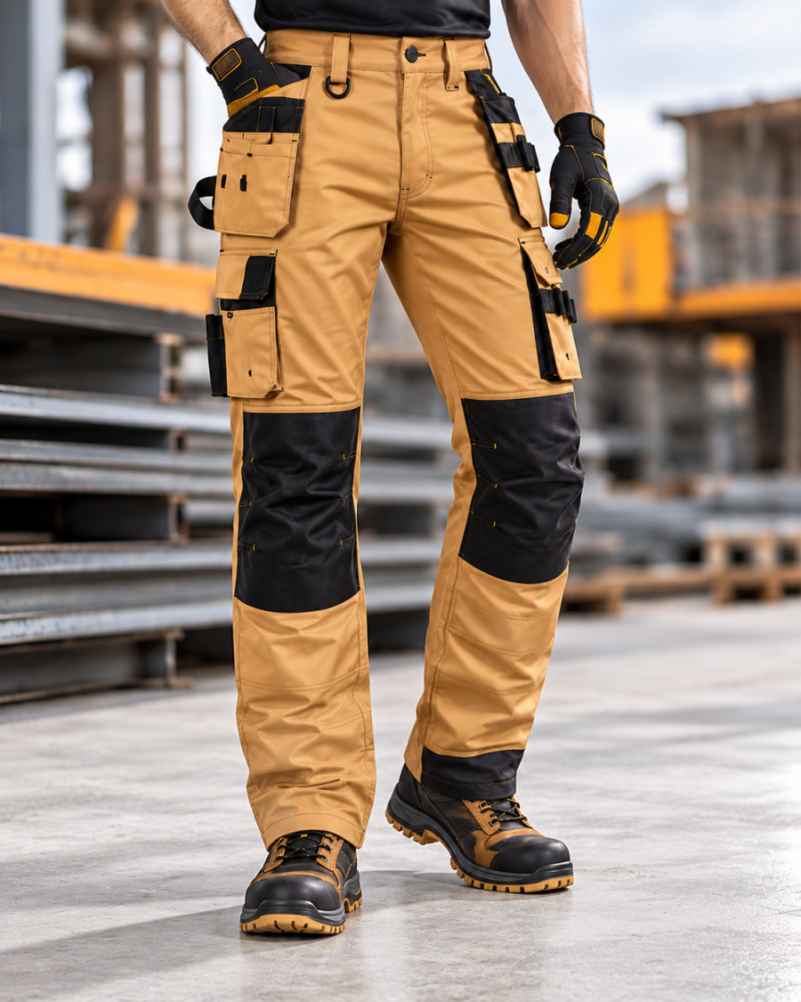 Multi-Pocket Work Cargo Pants